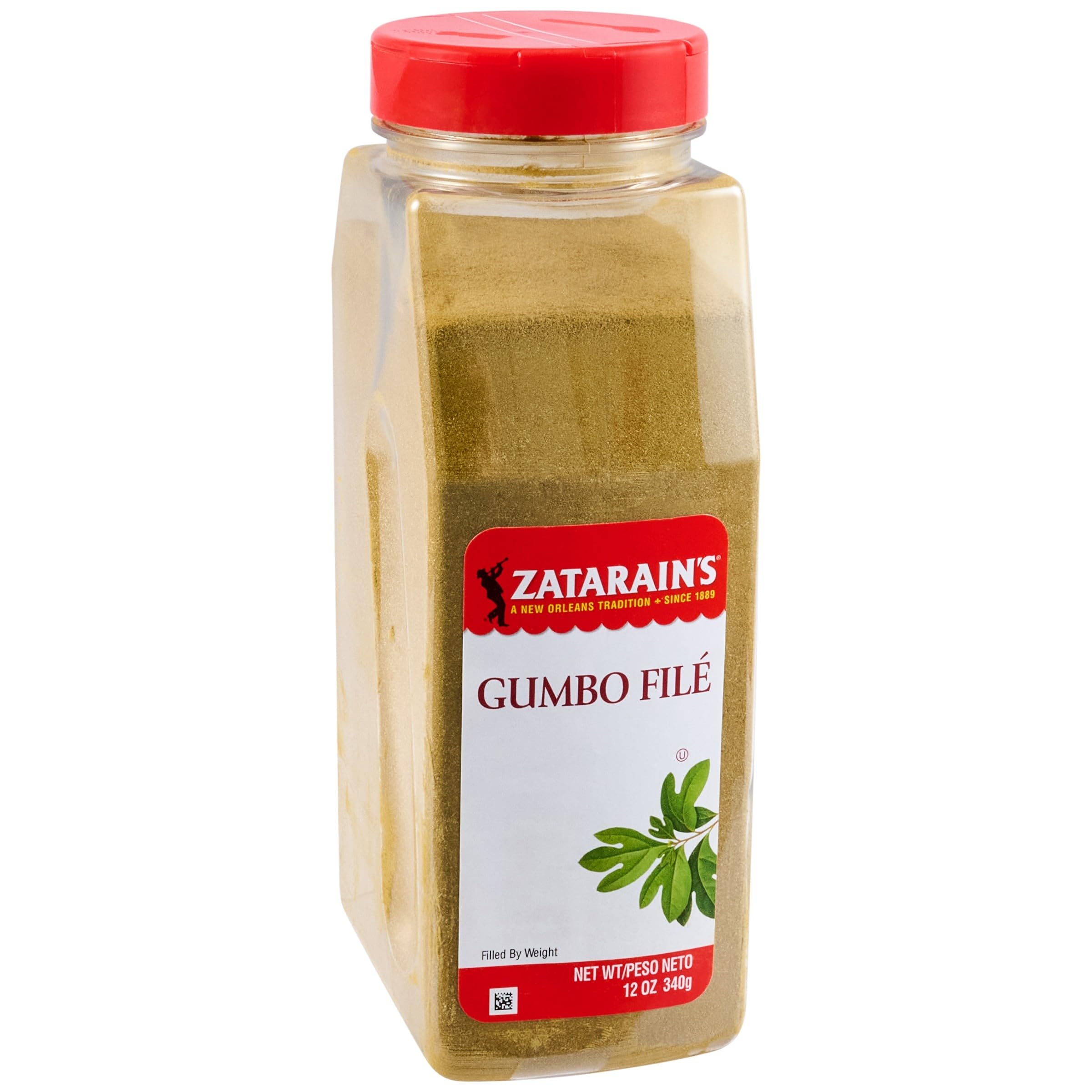 Amazon.com : Zatarain's Gumbo Filé, 12 oz - One 12 Ounce Container